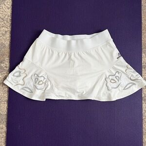 Stella McCartney for Adidas White Embellished Tennis Skort